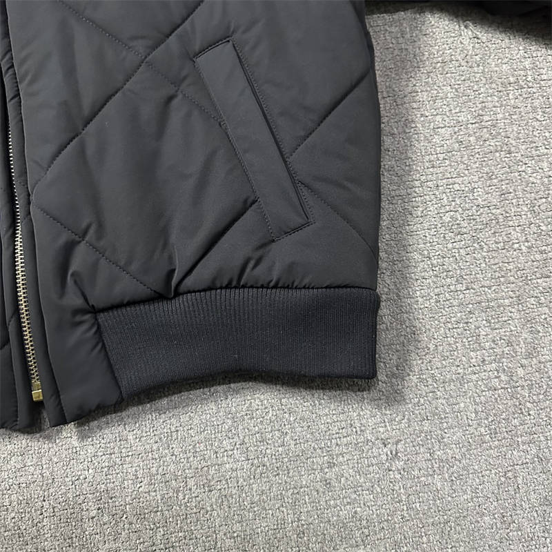 Corteiz Puffer Crtz Olde English Quilted Bomber Jacket