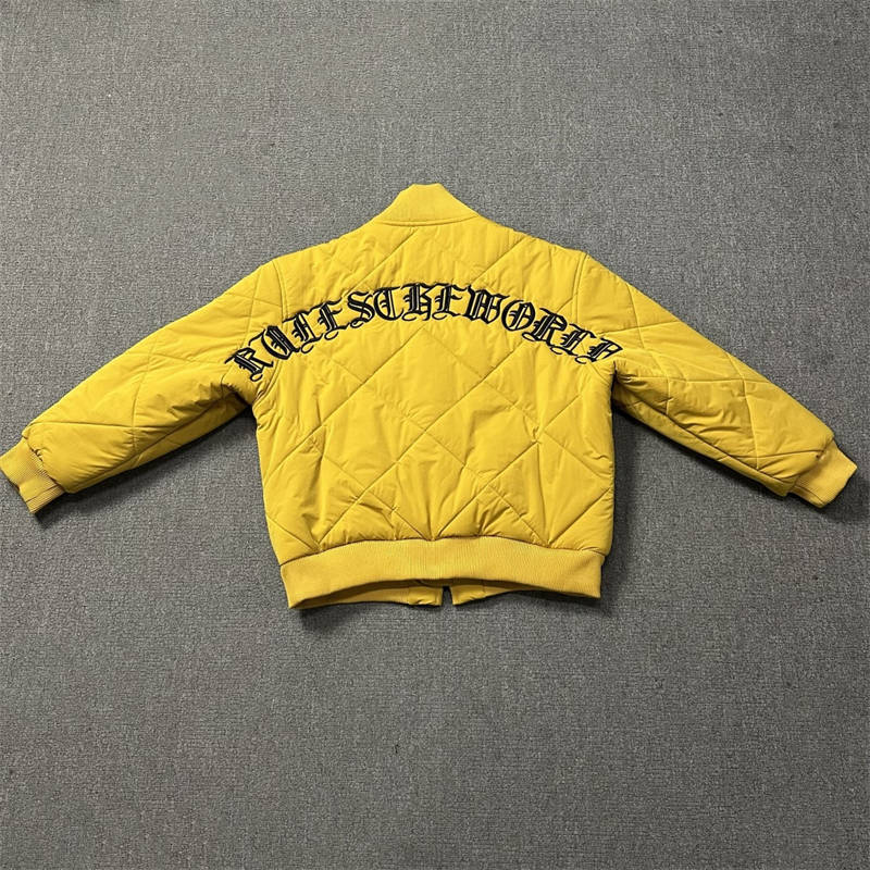 Corteiz Puffer Crtz Olde English Quilted Bomber Jacket
