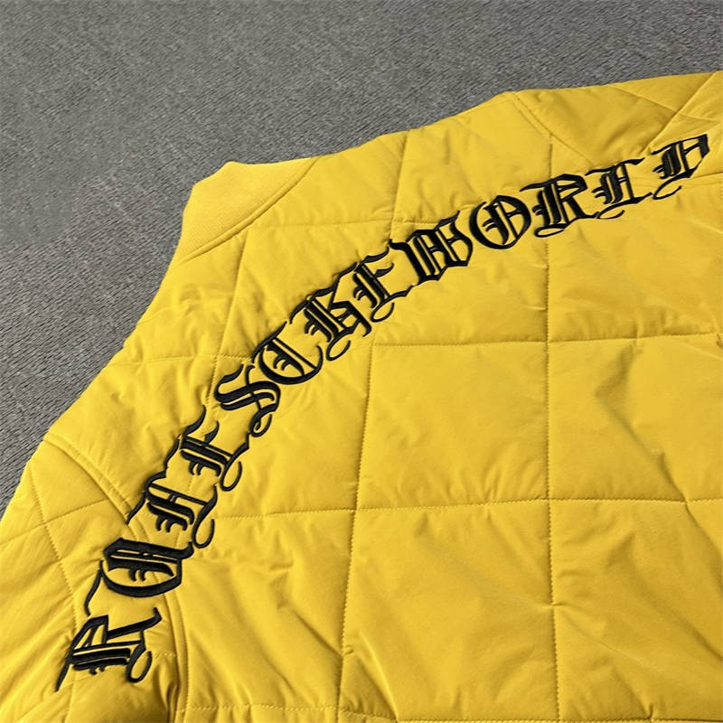 Corteiz Puffer Crtz Olde English Quilted Bomber Jacket