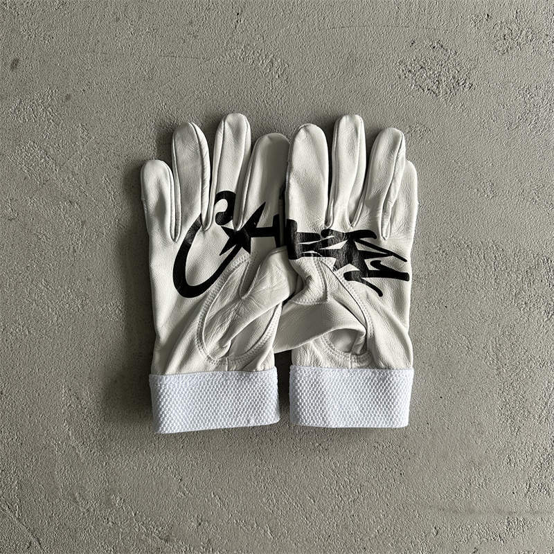 Corteiz Gloves Crtz Alcatraz Genuine Cowhide Leather Mitten