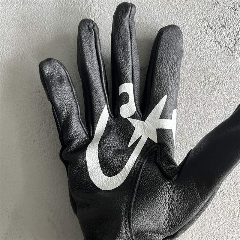 Corteiz Gloves Crtz Alcatraz Genuine Cowhide Leather Mitten
