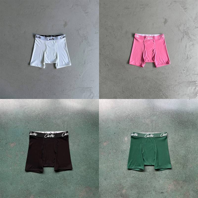 Corteiz Boxers Crtz Alcatraz Briefs Collection 3 Pack Collection Front