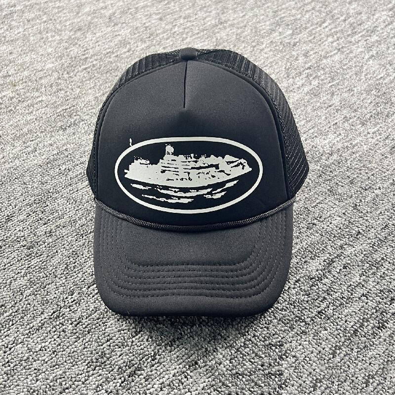 Corteiz Hat Crtz Alcatraz Print Trucker Cap Collection