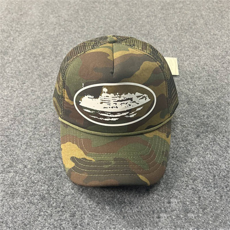 Corteiz Hat Crtz Alcatraz Print Trucker Cap Collection