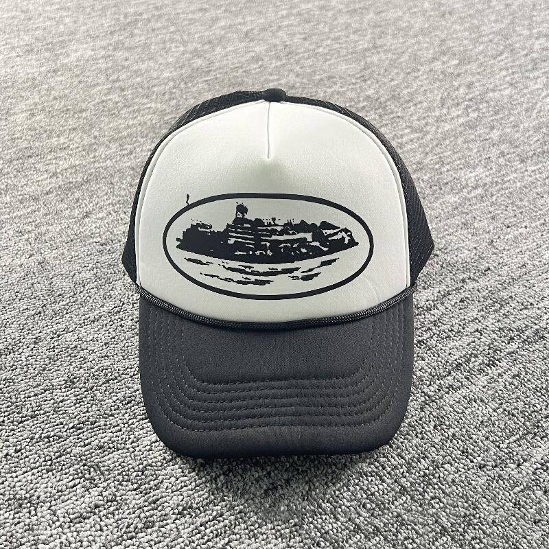 Corteiz Hat Crtz Alcatraz Print Trucker Cap Collection