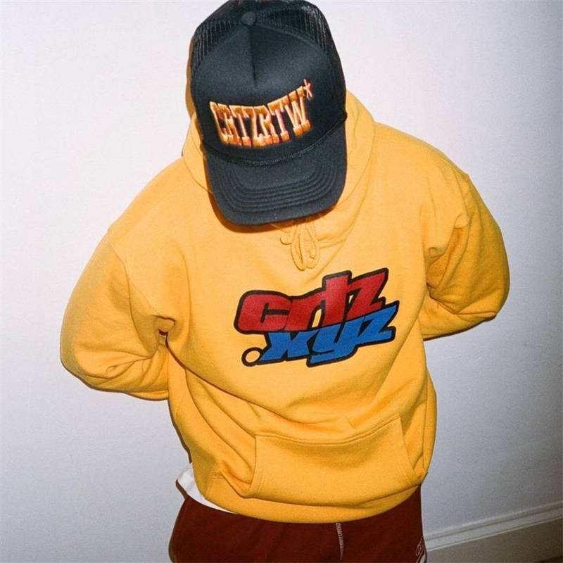Corteiz Cultfiction Trucker Hat Black Wearing Effect