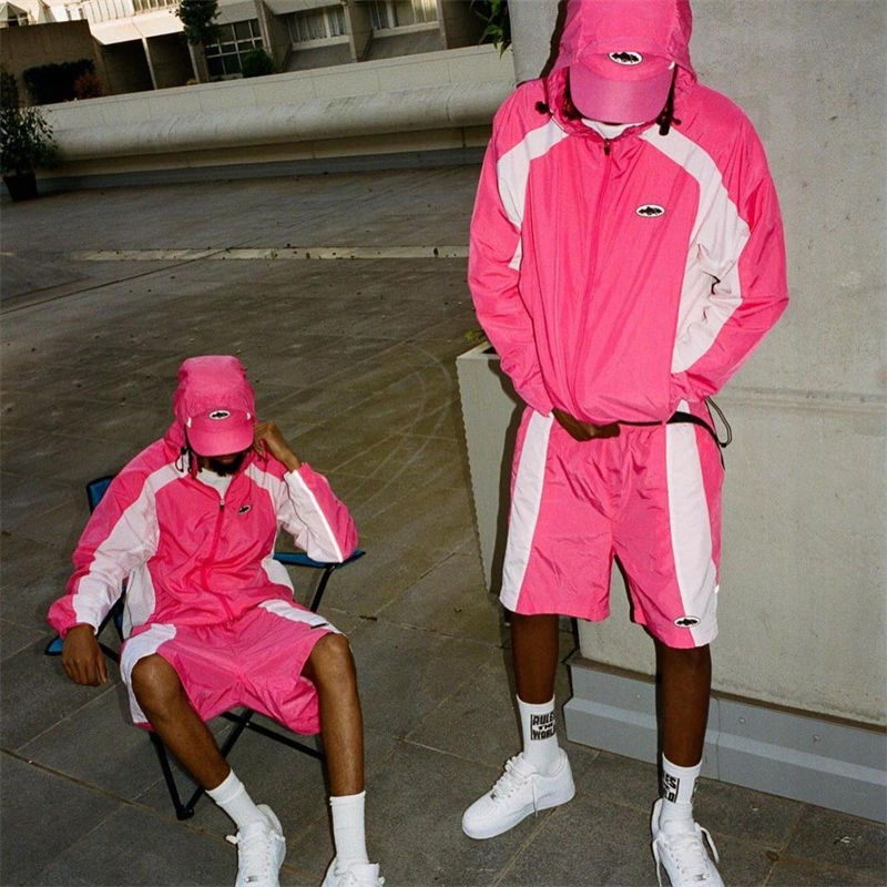 Corteiz Hats Crtz Alcatraz Spring Cap Pink Wearing Effect
