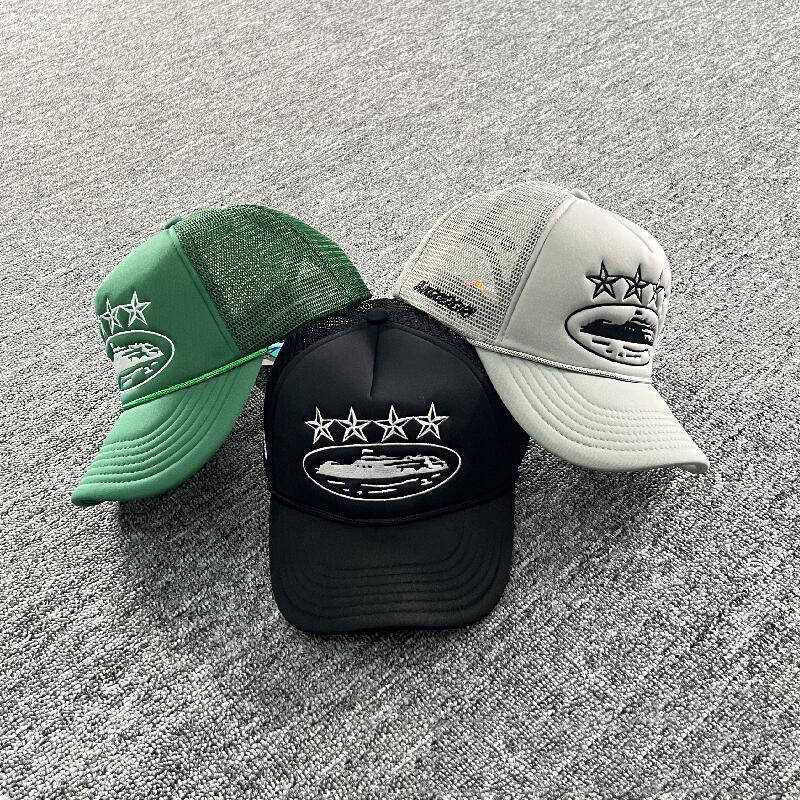 Corteiz Trucker Hat Crtz 4Starz Alcatraz Embroider Cap Collection