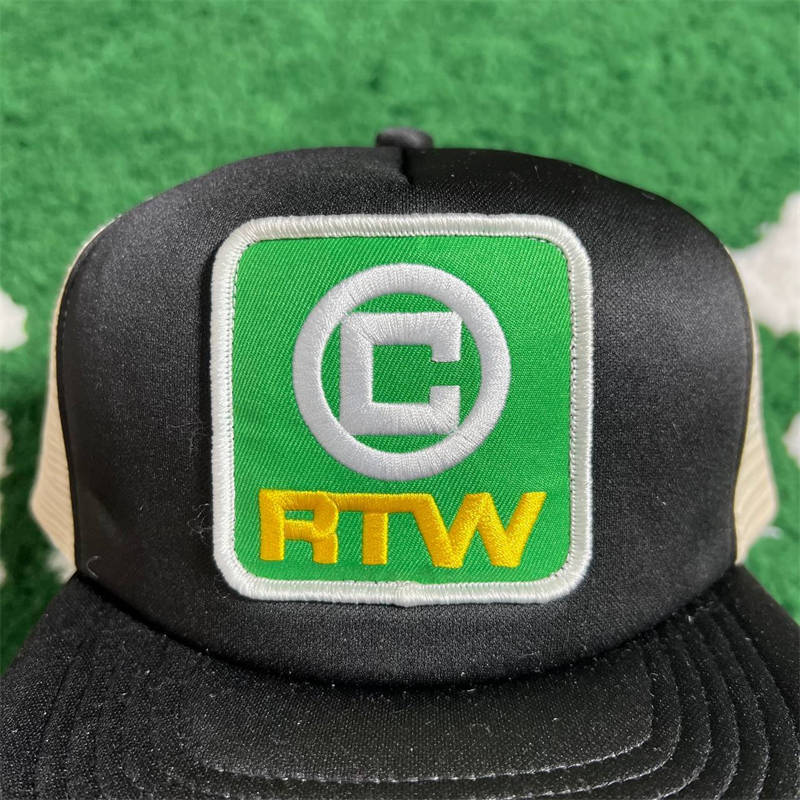 Corteiz Box Trucker Hat Crtz Rtw Embroider Peaked Cap Collection