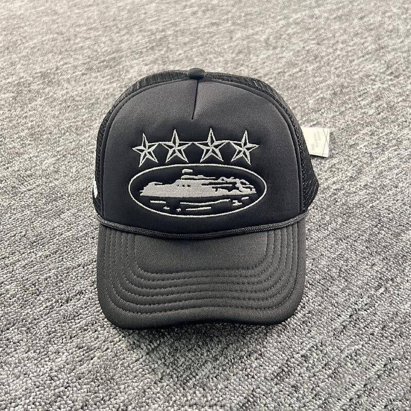 Corteiz Trucker Hat Crtz 4Starz Alcatraz Embroider Cap Collection