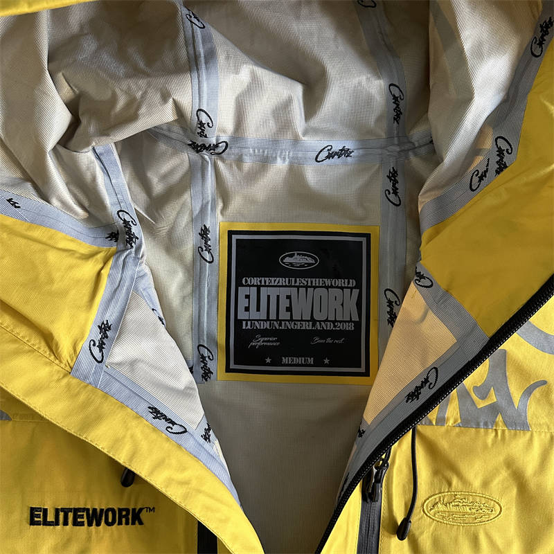 Corteiz Elitework Shell Jacket | CRTZ Royal Blue Waterproof Coat