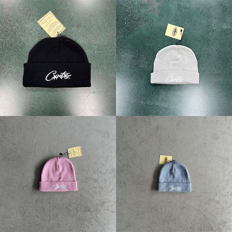 Corteiz Allstarz Folded Beanie with a visible folded cuff