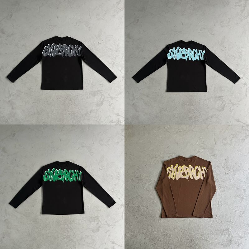 Syna Logo Long Sleeve Syna World Synarchy Tshirt Collection Front