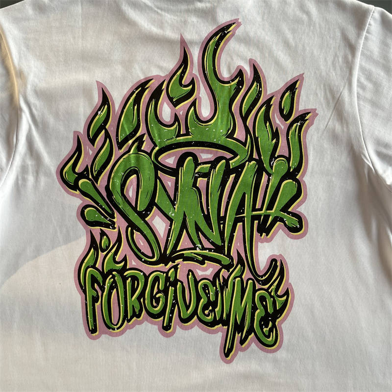 Syna World Forgive Me T shirt Synaworld Logo Flame Tee