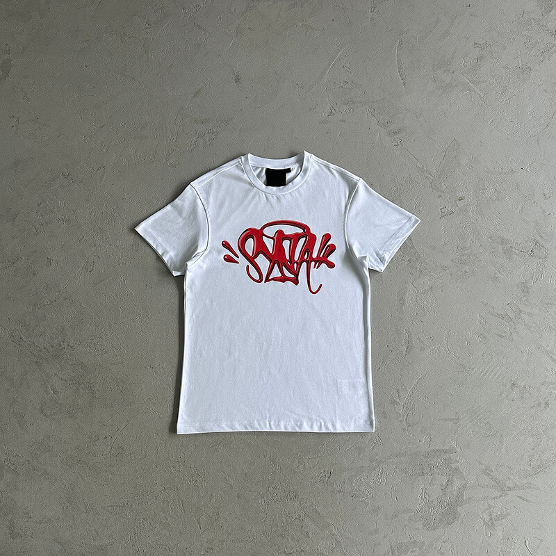 Syna World Chrome Tee Synaworld Logo Print T shirt Black White