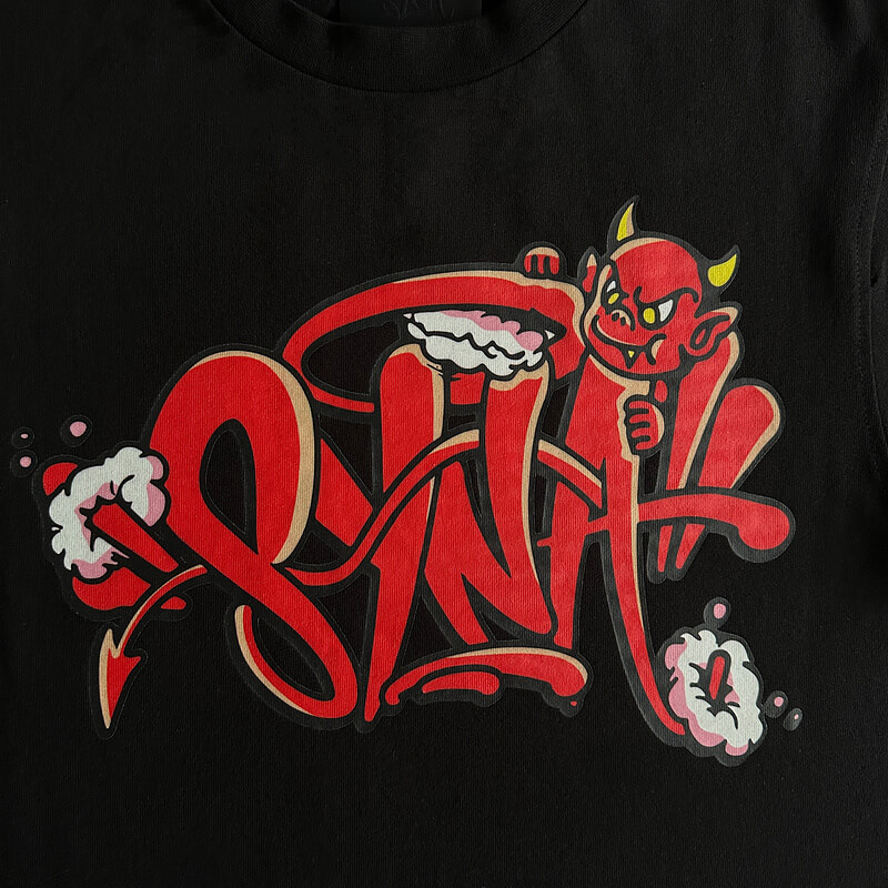 Syna World Devil T-shirt Synaworld Logo Demon Tee