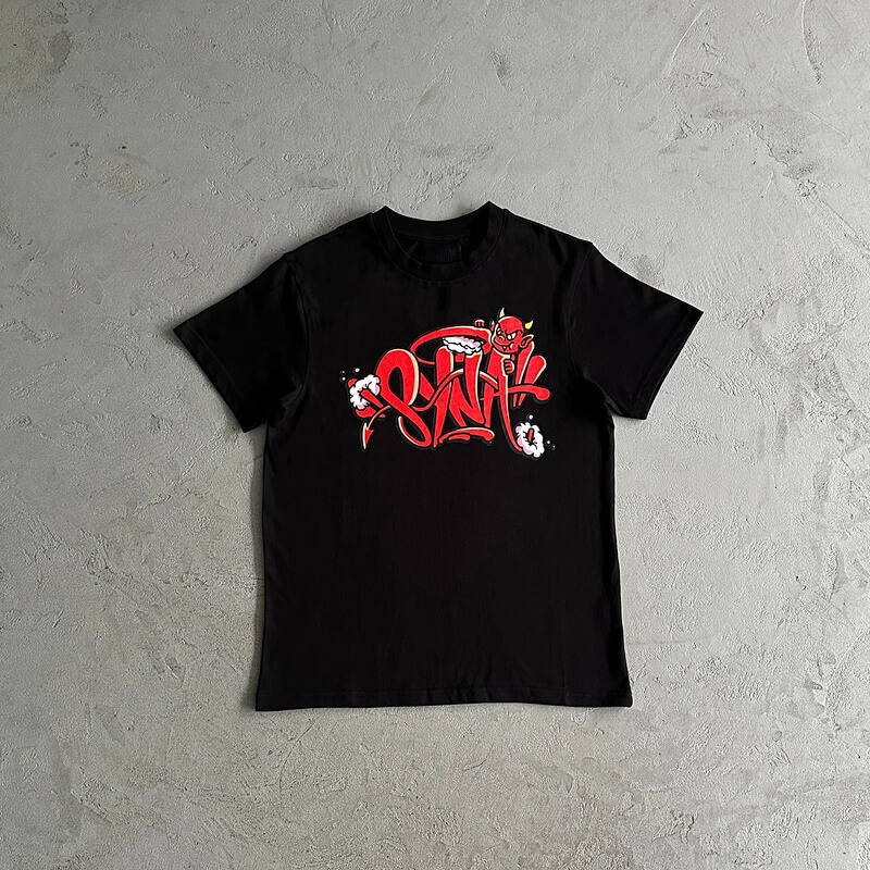 Syna World Devil T-shirt Synaworld Logo Demon Tee