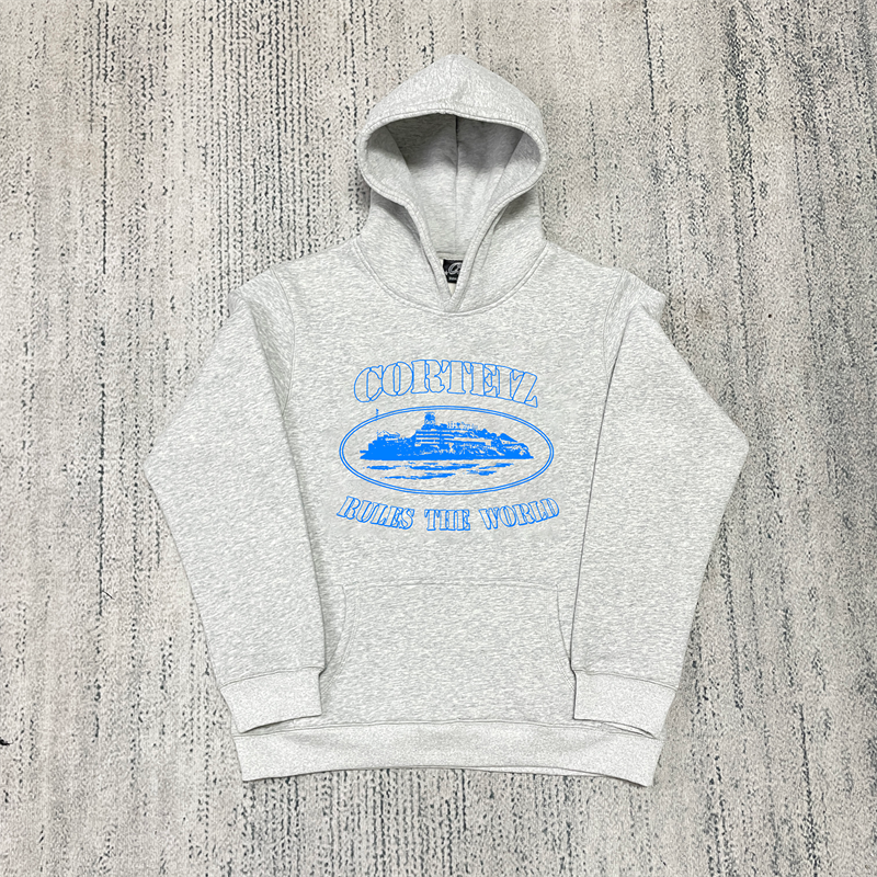 Corteiz Hoodies Rules The World Crtz Alcatraz Sweatshirt