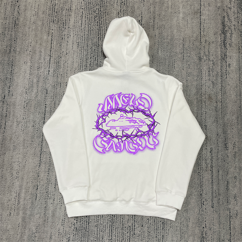 Corteiz X Gazo Hoodie Crtz Alcatraz Logo Sweatshirt