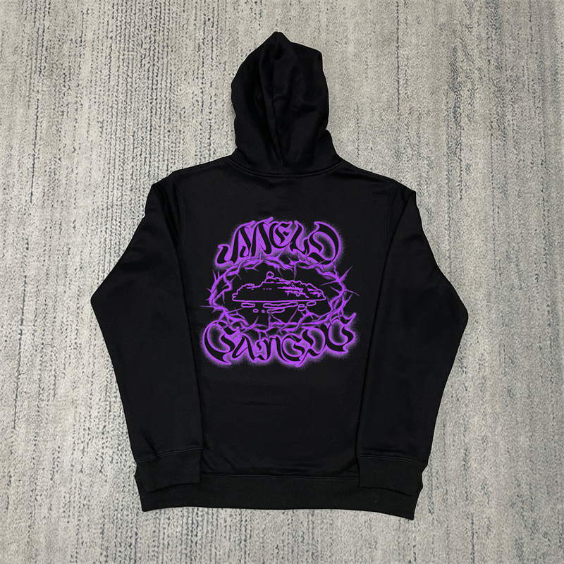 Corteiz X Gazo Hoodie Crtz Alcatraz Logo Sweatshirt