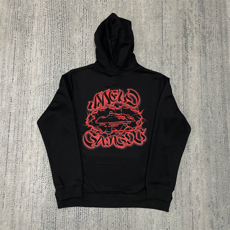 Corteiz X Gazo Hoodie Crtz Alcatraz Logo Sweatshirt