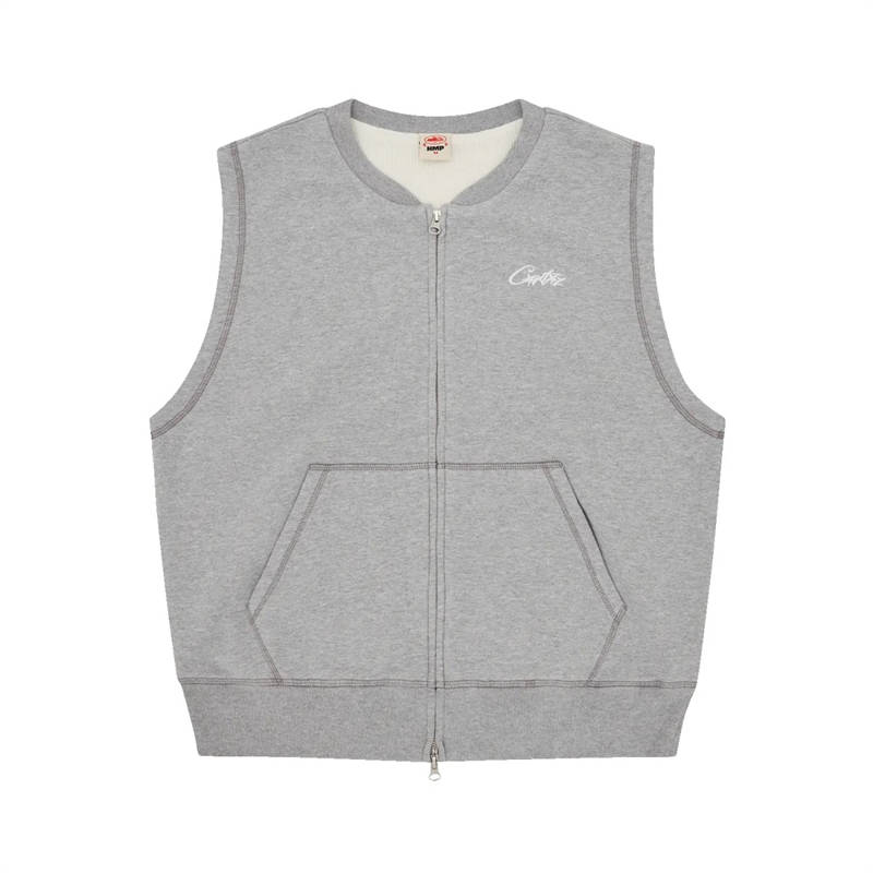 Corteiz HMP Thermal Vest | Crtz Premium Grey Layering Tank Top