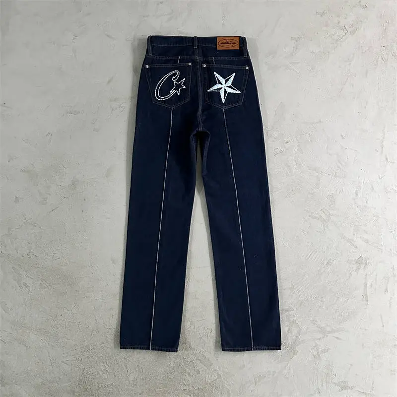 Corteiz Denim Jeans Crtz Alcatraz C Star Pants Collection