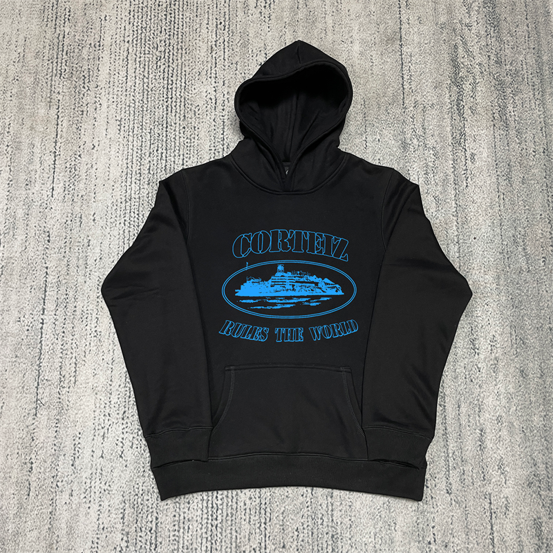Corteiz Hoodies Rules The World Crtz Alcatraz Sweatshirt
