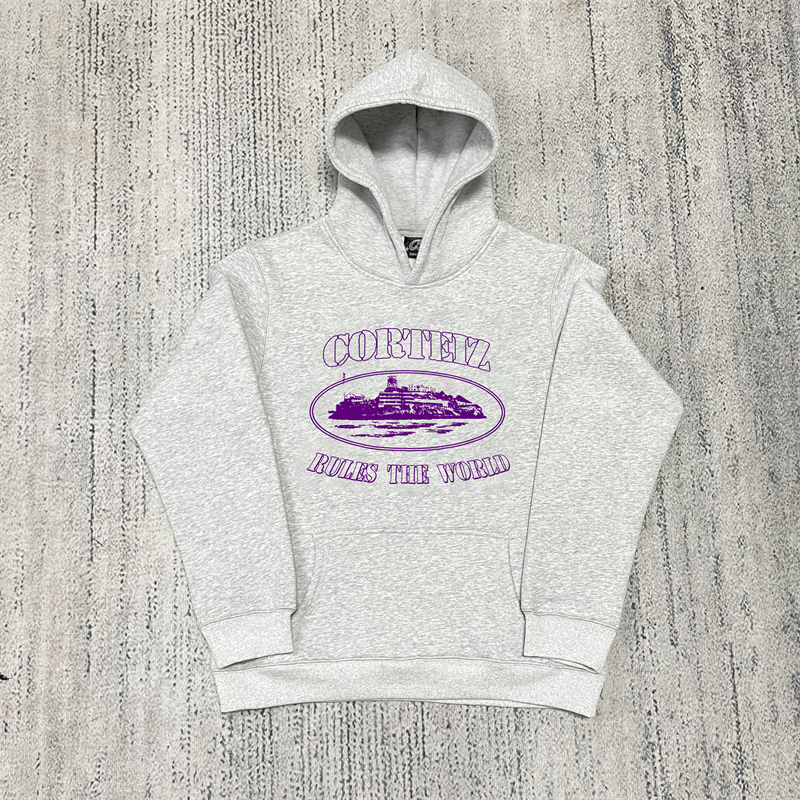 Corteiz Hoodies Rules The World Crtz Alcatraz Sweatshirt