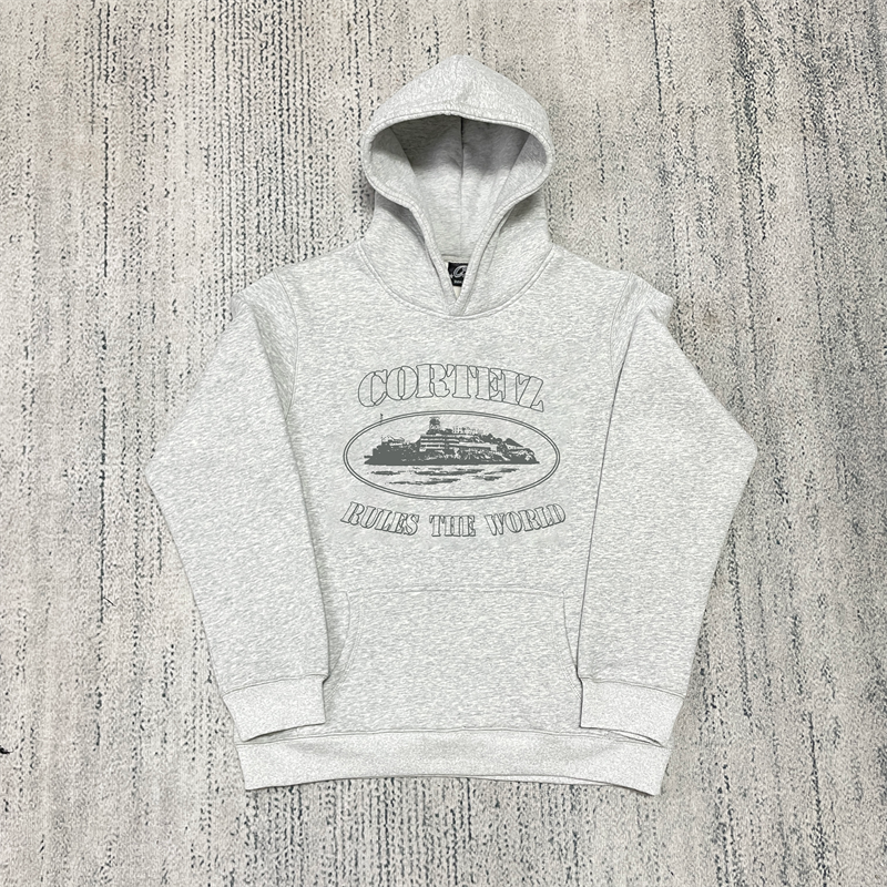 Corteiz Hoodies Rules The World Crtz Alcatraz Sweatshirt