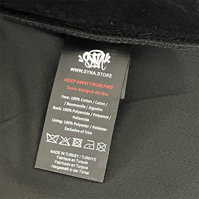 Synaworld Hoodie Syna World Neoprene Embossed Sweatshirt