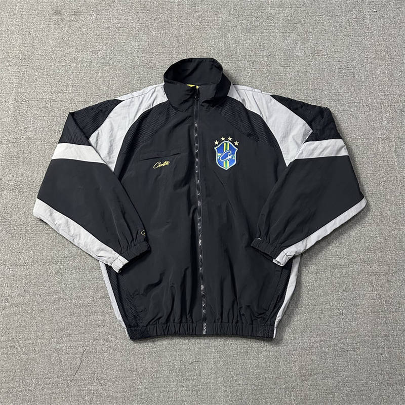 Corteiz Windbreaker Crtz Brasil Olympic Shuku Set Jacket and Pants Tracksuit