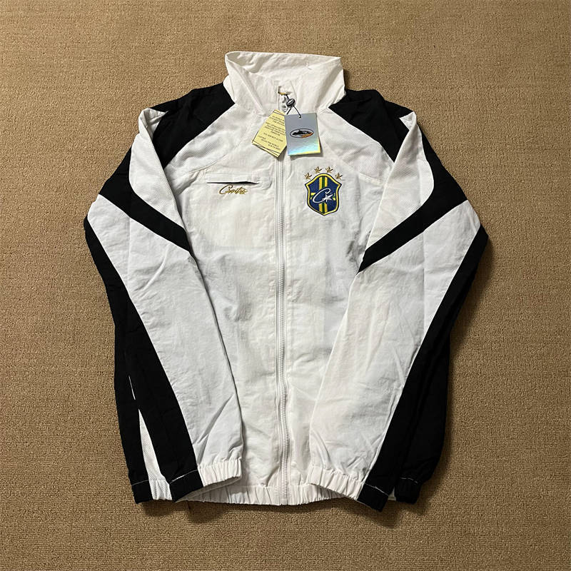Corteiz Windbreaker Crtz Brasil Olympic Shuku Set Jacket and Pants Tracksuit
