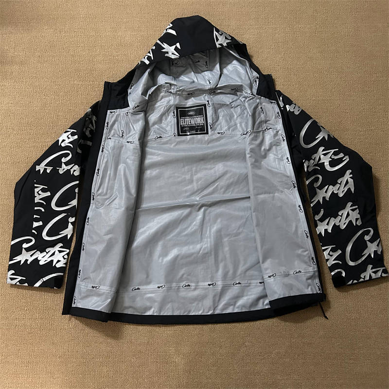 Corteiz Elitework Shell Jacket Crtz Waterproof Coat Collection