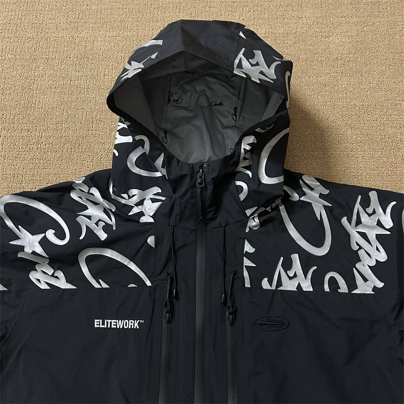 Corteiz Elitework Shell Jacket | CRTZ Royal Blue Waterproof Coat