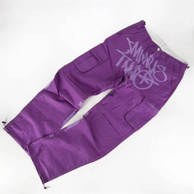 Minus Two Cargo Pants Casual Men Women Hip Hop Trousers