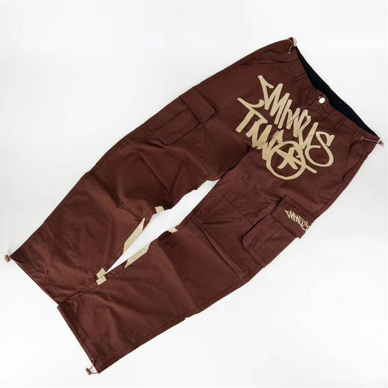 Minus Two Cargo Pants Casual Men Women Hip Hop Trousers