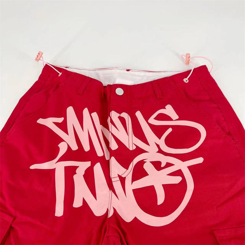 Minus Two Cargo Pants Casual Men Women Hip Hop Trousers