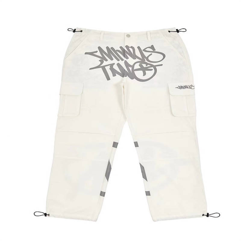 Minus Two Cargo Pants Casual Men Women Hip Hop Trousers