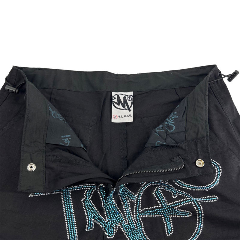 Minus Two Trousers Minustwo Cargos Diamond Studded Pants