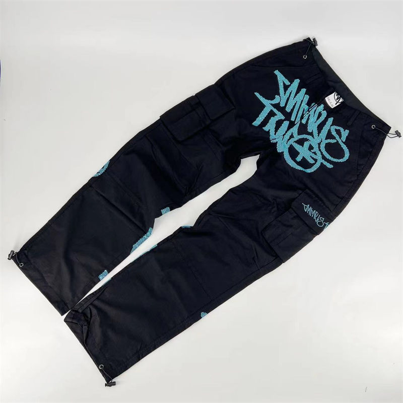 Minustwo Cargos Trousers Minus Two Glittering Diamonds Pants