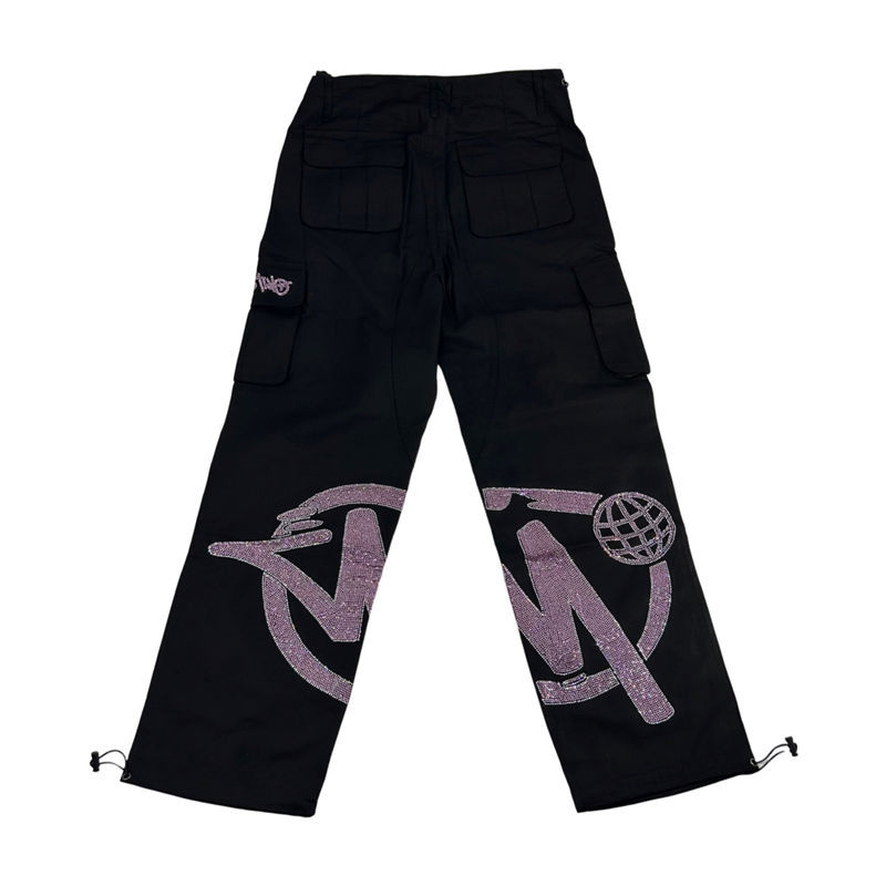 Minus Two Trousers Minustwo Cargos Diamond Studded Pants