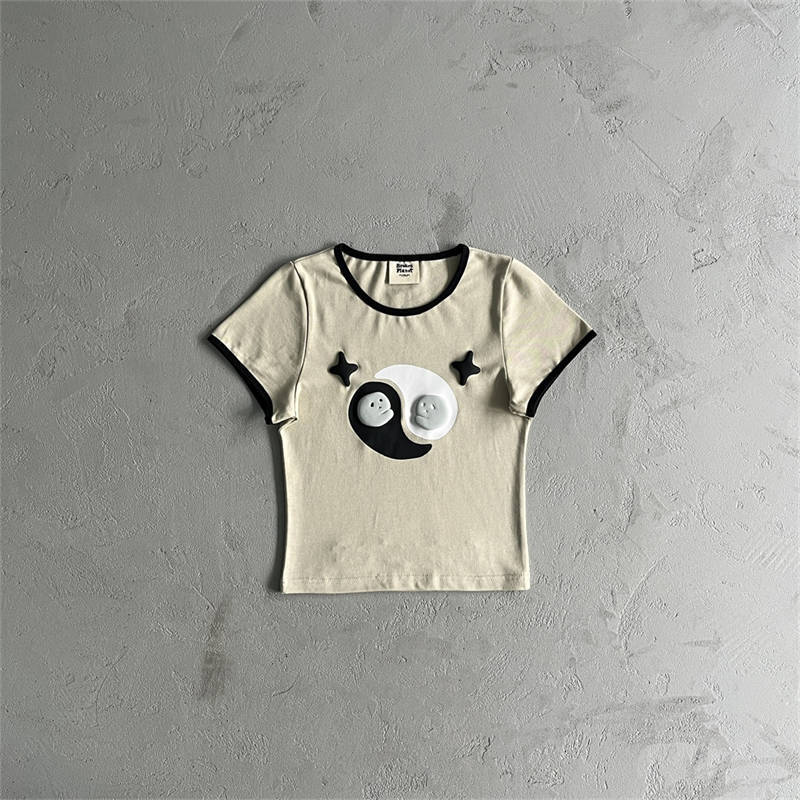 Broken Planet Crop Top Brokenplanet Market Find Your Balance Baby Tee