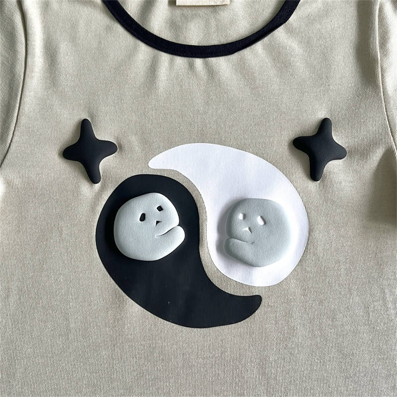 Broken Planet Crop Top Brokenplanet Market Find Your Balance Baby Tee