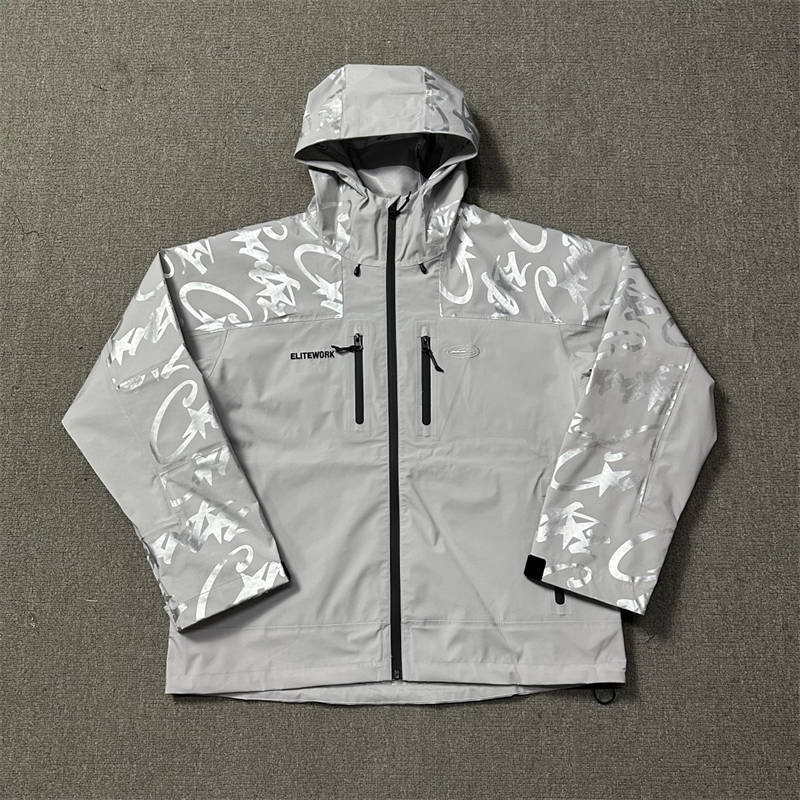 Corteiz Elitework Shell Jacket Crtz Waterproof Coat Collection