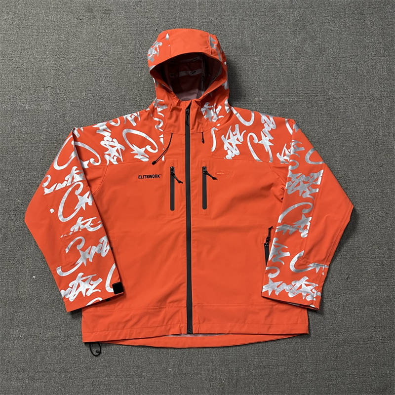 Corteiz Elitework Shell Jacket | CRTZ Royal Blue Waterproof Coat