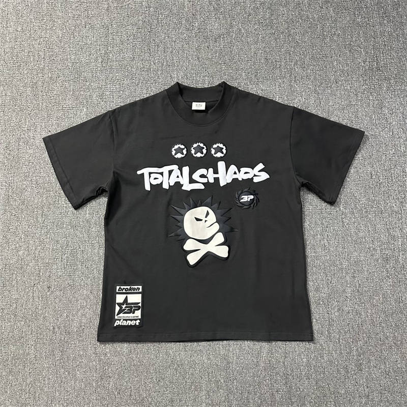 Broken Planet Tshirt Brokenplanet Total Chaos Short Sleeved Top