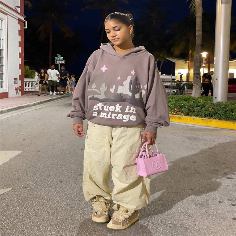 Broken Planet Stuck In A Mirage Hoodie Wearing Effect