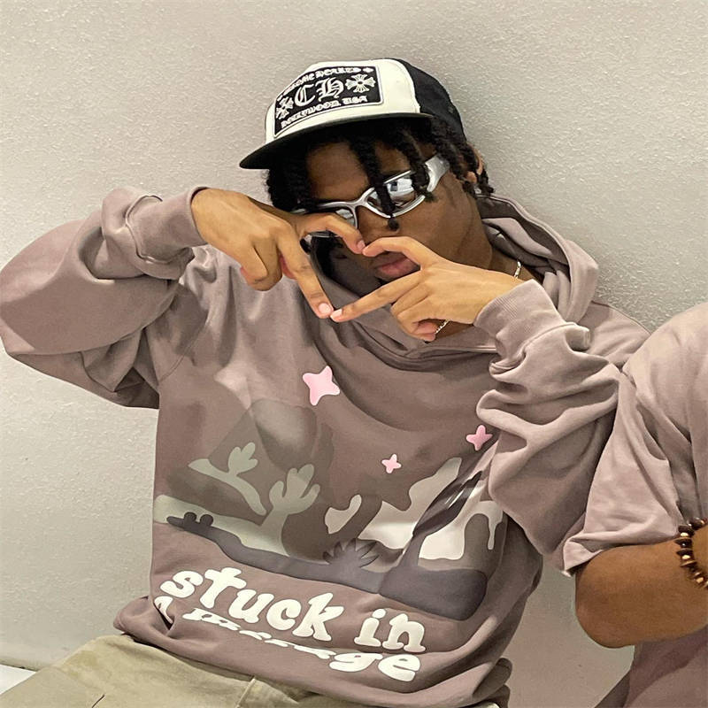 Broken Planet Stuck In A Mirage Hoodie Wearing Effect