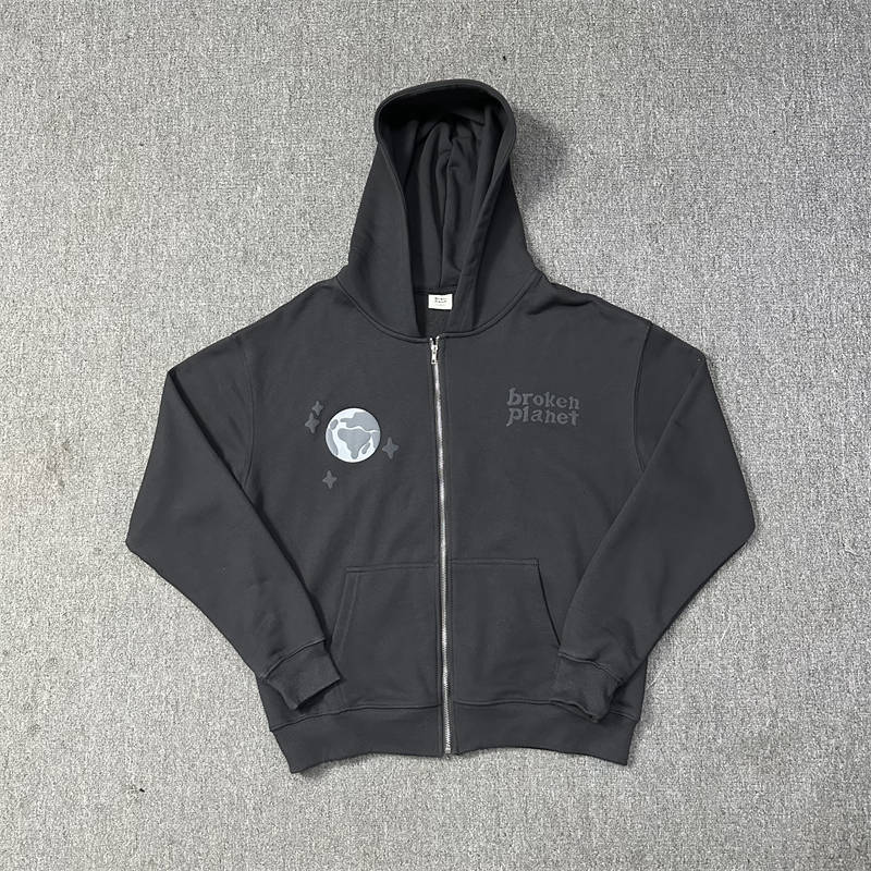 Broken Planet Spider Zip Up Hoodie